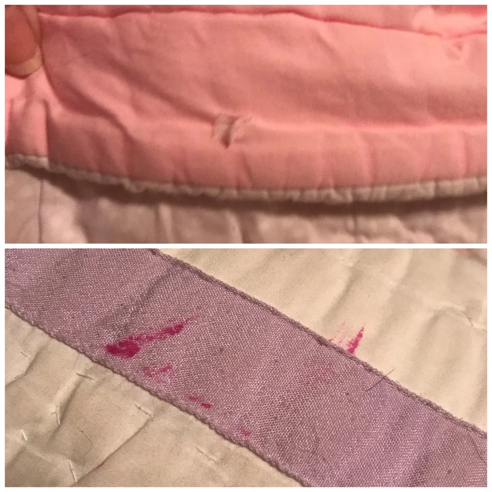 Pottery Barn Kids Rainbow Ribbon Floral Comforter